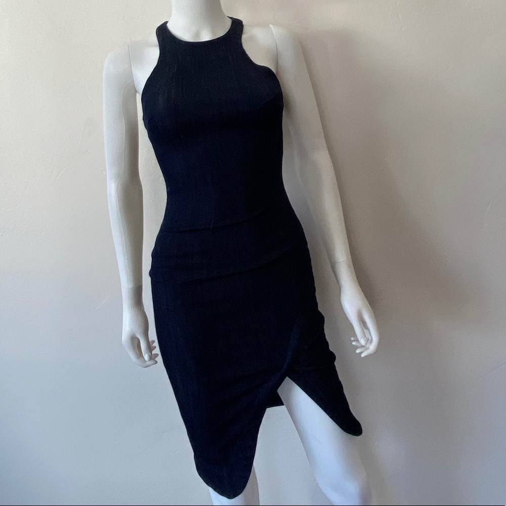 ELIZABETH AND JAMES Blue Denim Like Dress Size: 0